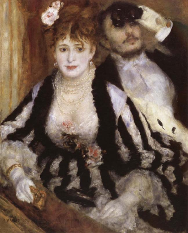 Pierre-Auguste Renoir The Teatre Box Spain oil painting art
